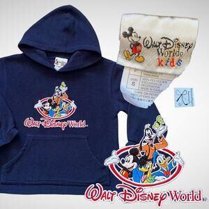 Walt Disney World Kids WDW Fab Four Hoodie Sweatshirt Kids Sz S